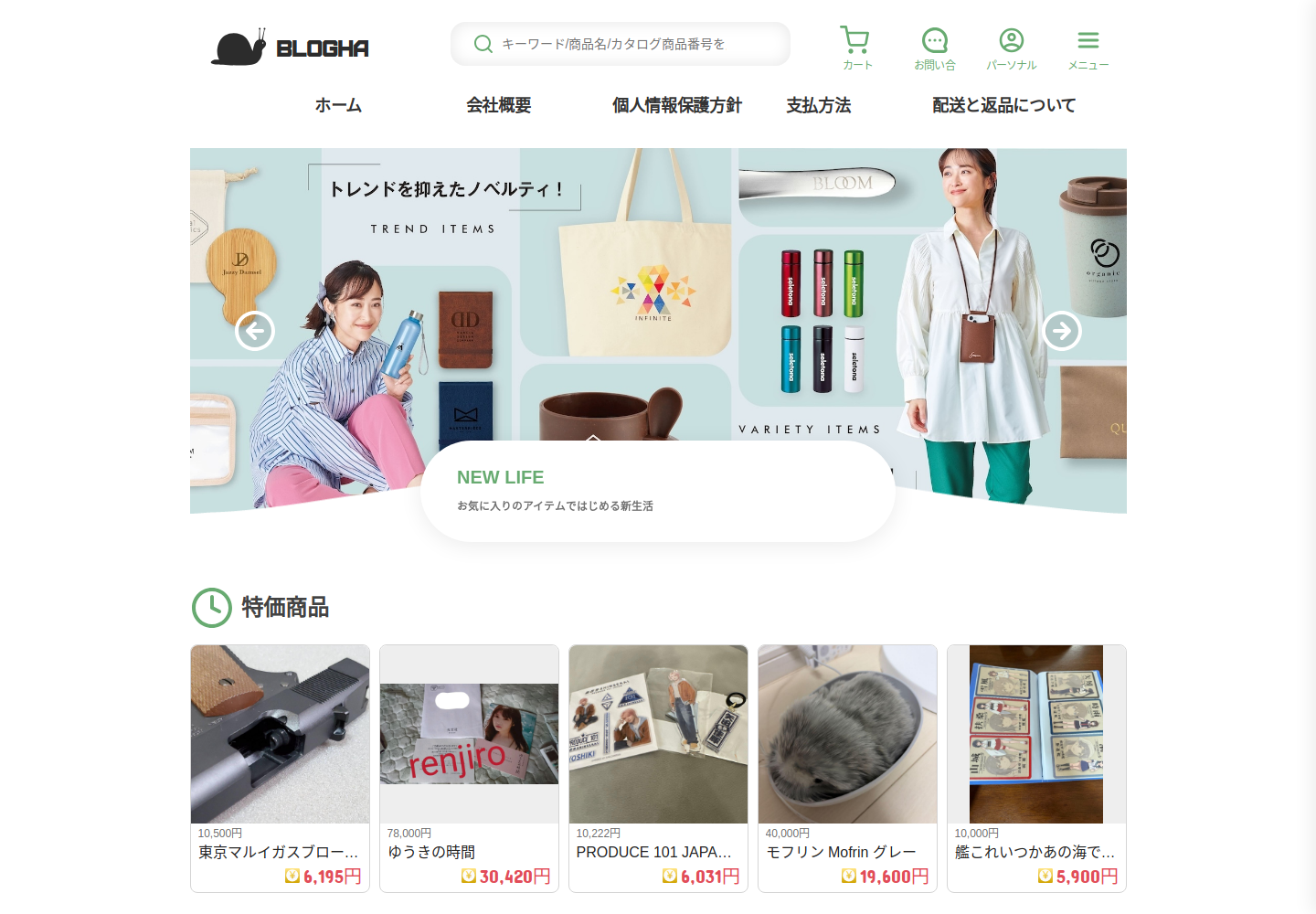 bloghalf.pardguru.click の確認時スクリーンショット