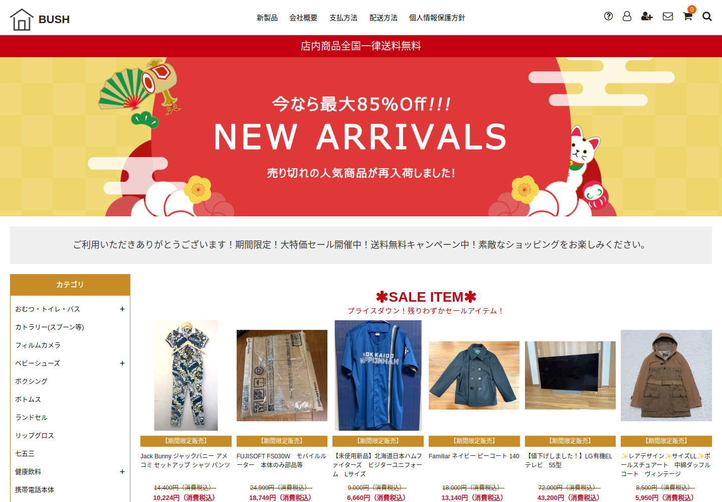 bush.niiga.click の確認時スクリーンショット