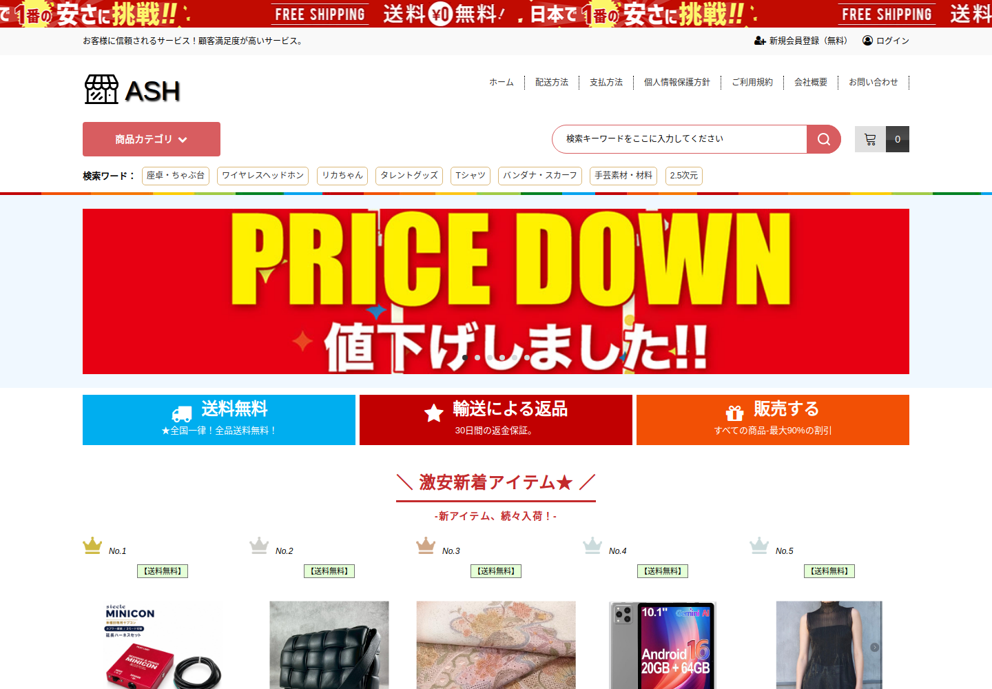 ash.bnoix.casa の確認時スクリーンショット