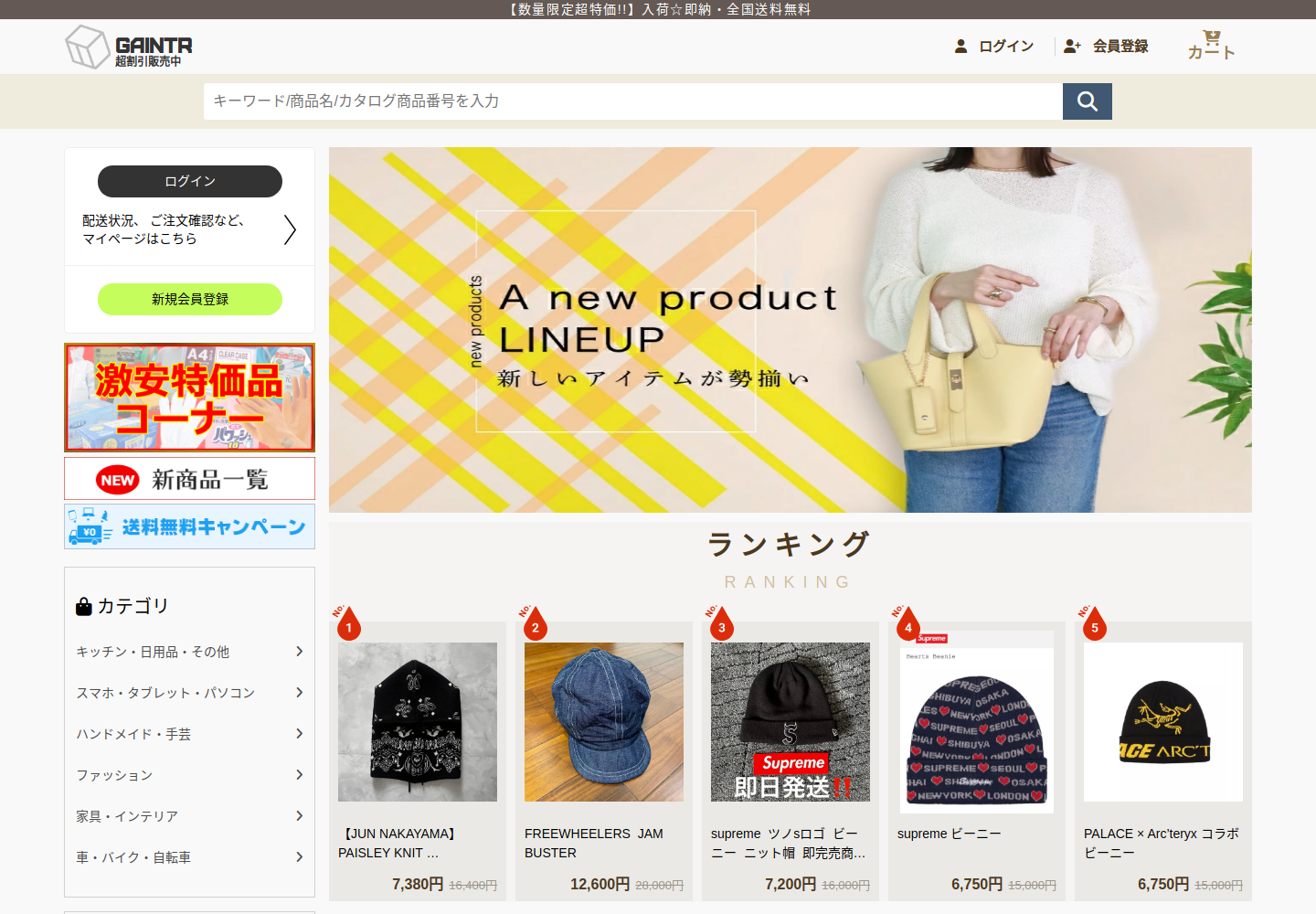 gaintrack.dolslea.shop の確認時スクリーンショット