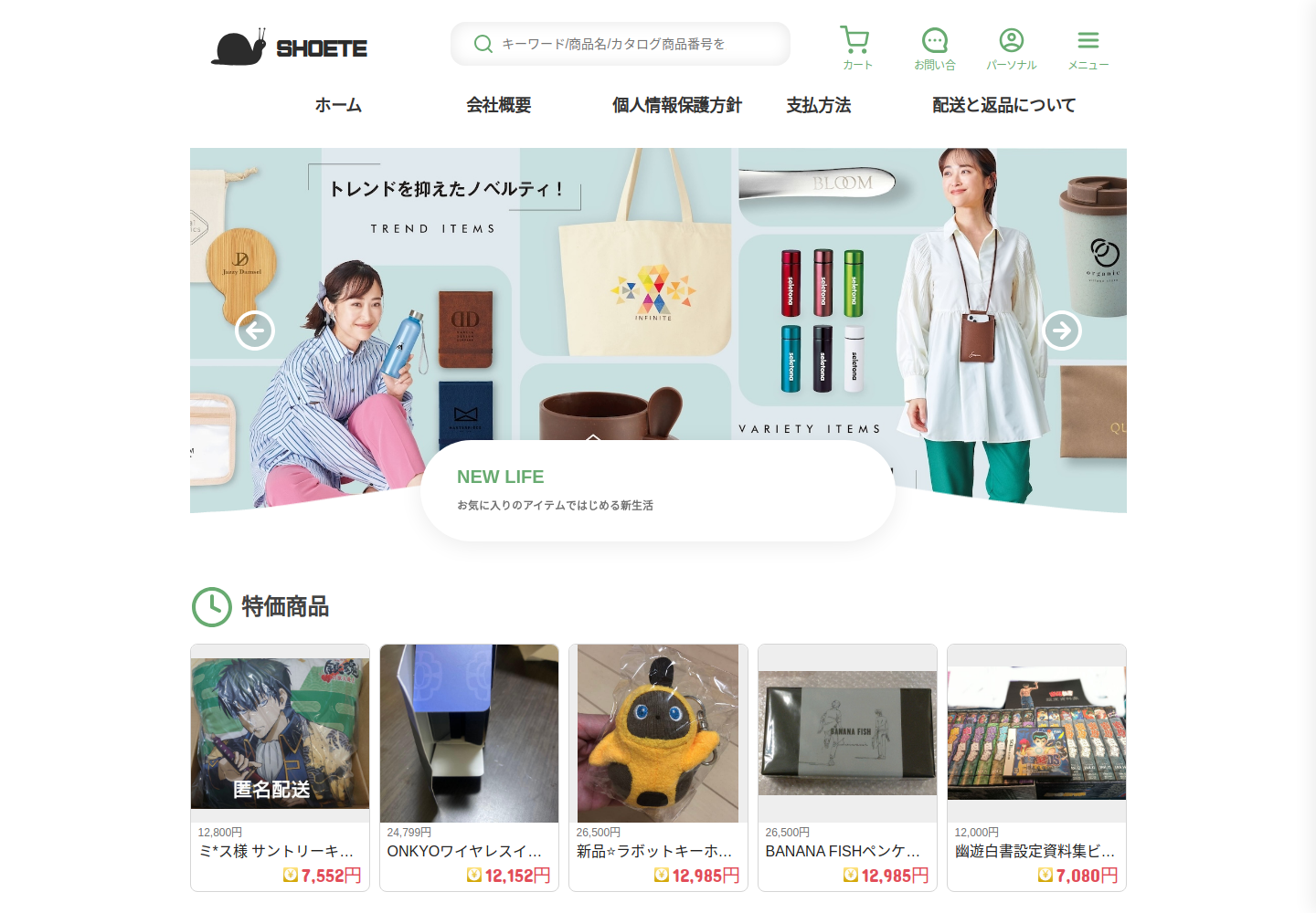 shoetech.admpruta.shop の確認時スクリーンショット