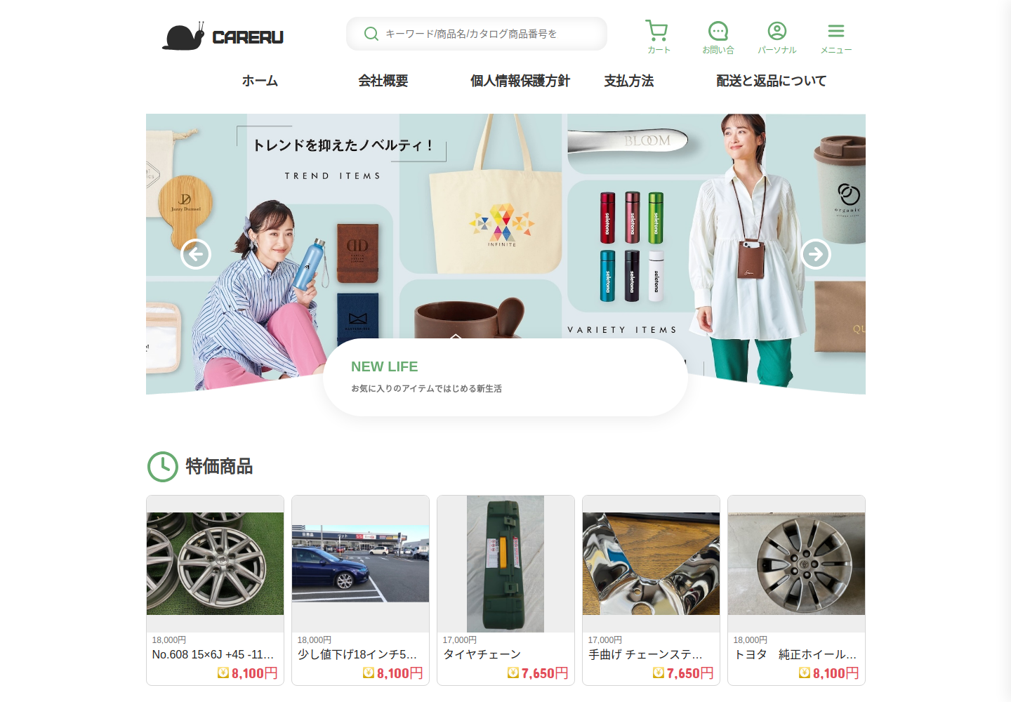 carerush.pcfshpt.cfd の確認時スクリーンショット